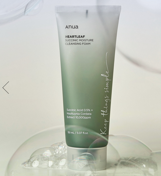 Anua Heartleaf Succinic Moisture Cleansing Foam 150ml