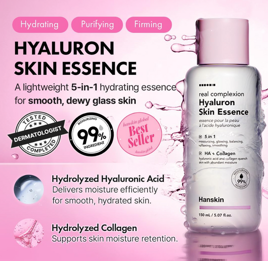 Hanskin Hyaluron Skin Essence Toner –  K-Beauty (5.07 fl oz)
