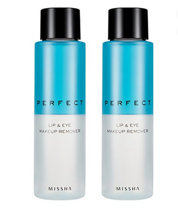 Missha Perfect Lip & Eye Makeup Remover 155ml (2 Pack)