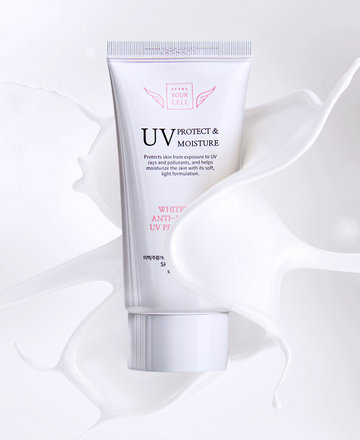 DERMA YOUR CELL UV Protect & Moisture Sun Cream SPF50+ PA++++ | Whitening & Anti-Wrinkle | Hydrating K-Beauty Sunscreen